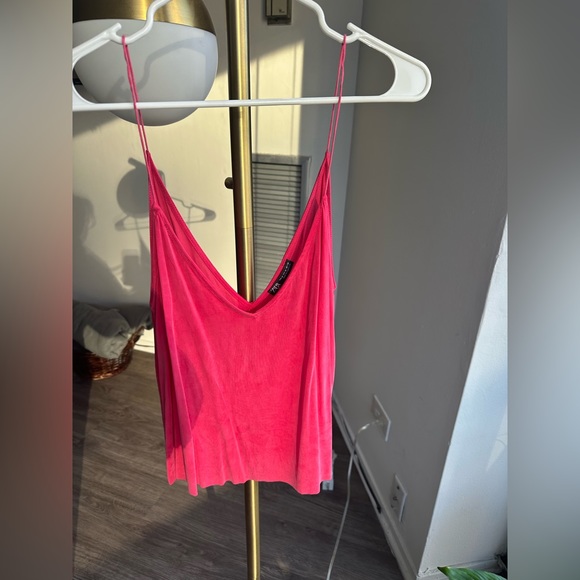 Zara Hot Pink Tank Top - Picture 2 of 4